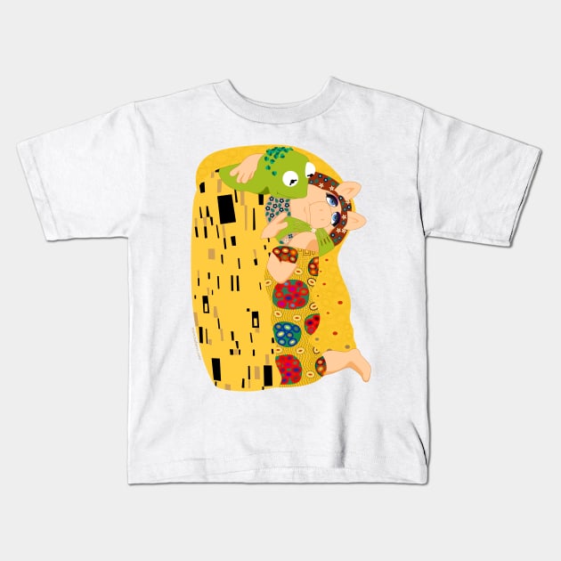 Klimt muppets Kids T-Shirt by tuditees